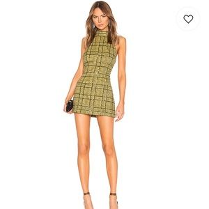 NBD Kent Mini Dress in Saffron Yellow